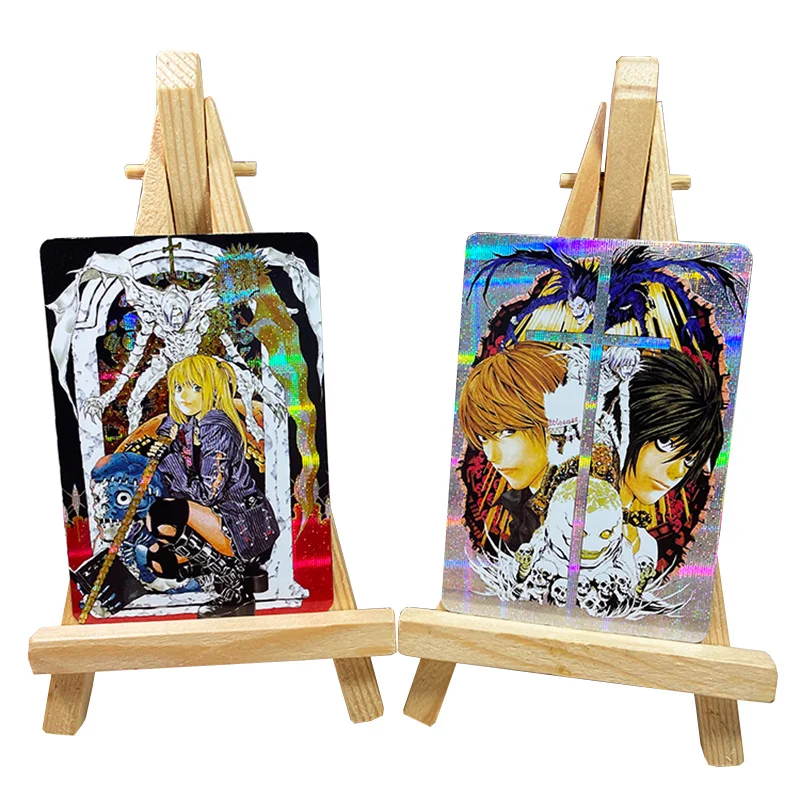 9PCS DEATH NOTE Anime Figures Homemade Bronzing Flash Cards KIRA Yagami Light Collectible Cards Toys Birthday Gifts for Children
9PCS DEATH NOTE Anime Figures Homemade Bronzing Flash Cards KIRA Yagami Light Collectible Cards Toys Birthday Gifts for Children