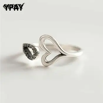YPAY Authentic 925 Sterling Silver Heart Rings for Women Wedding Band Open Adjustable Ring Fine Jewelry Christmas Gift YMR388
YPAY Authentic 925 Sterling Silver Heart Rings for Women Wedding Band Open Adjustable Ring Fine Jewelry Christmas Gift YMR388