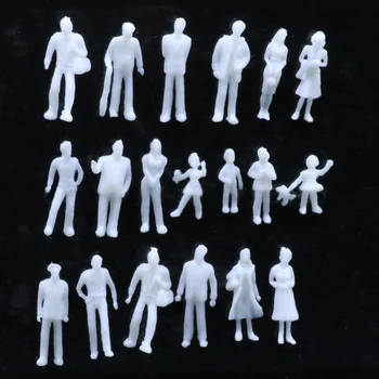 200pcs Model People 1:100 Scale Unpainted Figures ABS Passengers Miniature Architectural Landscape for Train Layout
200pcs Model People 1:100 Scale Unpainted Figures ABS Passengers Miniature Architectural Landscape for Train Layout