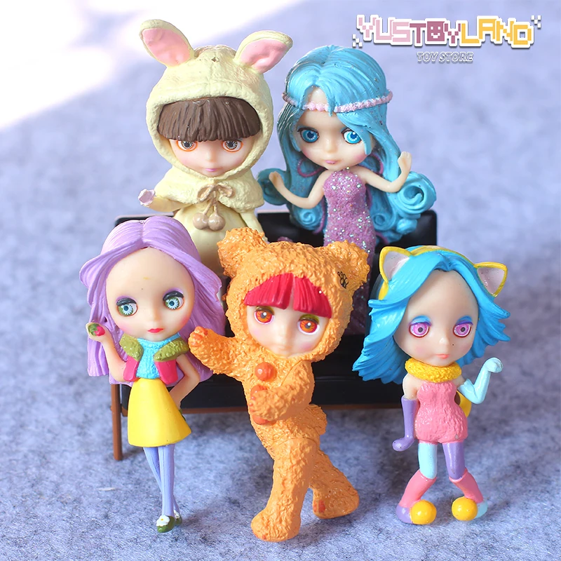 Милая редкая Русалка Медведь Кролик Cos Blyth игрушка фигурка куклы миниатюрная