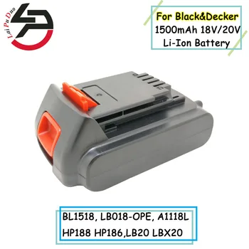 Laipuduo 1.5Ah 18V/20V Li-Ion Replacement Power Tool Battery for Black&Decker: BL1518, LB018-OPE, A1118L HP188 HP186,LB20 LBX20
Laipuduo 1.5Ah 18V/20V Li-Ion Replacement Power Tool Battery for Black&Decker: BL1518, LB018-OPE, A1118L HP188 HP186,LB20 LBX20