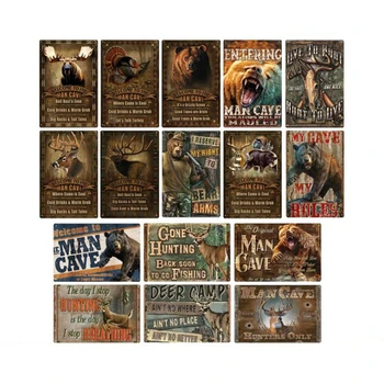 Deer Elk Bear Hunting Metal Sign Retro Metal Tin Sign Poster Pub Club Plaque Metal Vintage Home Decor Wall Art Bar Decoration
Deer Elk Bear Hunting Metal Sign Retro Metal Tin Sign Poster Pub Club Plaque Metal Vintage Home Decor Wall Art Bar Decoration