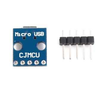 USB 5pin Micro B Male Plug Type B Receptacle Breakout Module for Arduino 1.5 x 1.2cm / 0.6 x 0.47 inch
USB 5pin Micro B Male Plug Type B Receptacle Breakout Module for Arduino 1.5 x 1.2cm / 0.6 x 0.47 inch