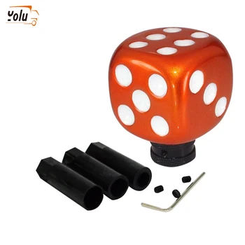 YOLU Dice Shape Gear Head Knob Shifter Styling Car Gear Shift Knob Red Black Orange Transmission Gear Shifter
YOLU Dice Shape Gear Head Knob Shifter Styling Car Gear Shift Knob Red Black Orange Transmission Gear Shifter