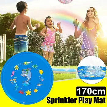 170cm Kids Inflatable Water Spray Pad Round Water Splash Play Pool Playing Sprinkler Mat Yard Outdoor Fun PVC Swimming Pools
170cm Kids Inflatable Water Spray Pad Round Water Splash Play Pool Playing Sprinkler Mat Yard Outdoor Fun PVC Swimming Pools