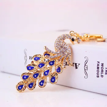 Magic Eye Creative Fashion Car Pendant Keychain Exquisite Eye Peacock Keychain Bag Hanging Gift Alloy Rhinestone Jewelry
Magic Eye Creative Fashion Car Pendant Keychain Exquisite Eye Peacock Keychain Bag Hanging Gift Alloy Rhinestone Jewelry