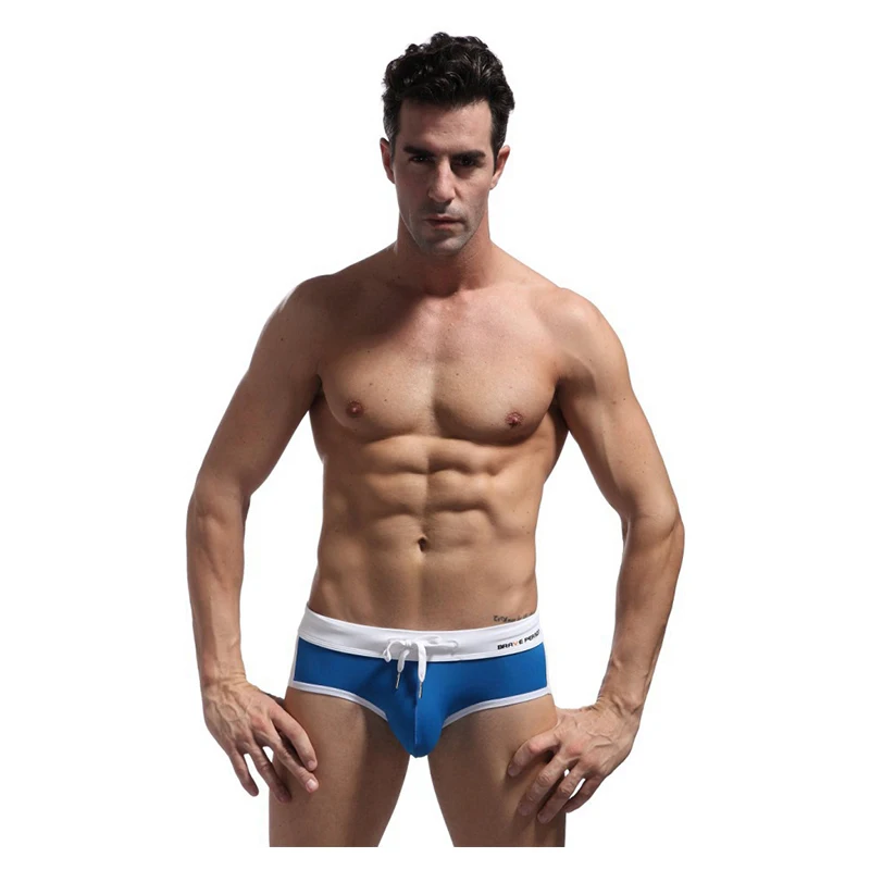 High Waist Men's Swimwear Swim Beach Board Shorts Patchwork Swimsuit For Men Summer Swimming Briefs Sea Surf Gay Underwear
High Waist Men's Swimwear Swim Beach Board Shorts Patchwork Swimsuit For Men Summer Swimming Briefs Sea Surf Gay Underwear
