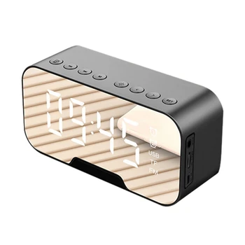 Portable LED Mirror Digital Bluetooth Speakers Alarm Clock MP3 FM Radio Bell Alarm Clock support for three different brightness
Portable LED Mirror Digital Bluetooth Speakers Alarm Clock MP3 FM Radio Bell Alarm Clock support for three different brightness