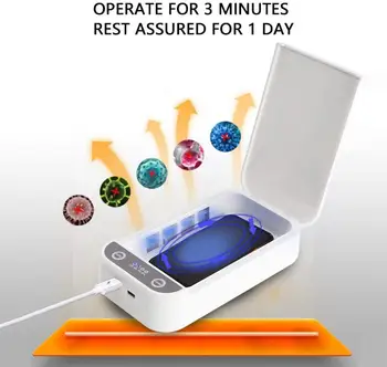 UV Sterilizer Box Portable Disinfection Box Multifunction Automatic USB for Mask Toothbrush Mobile Phone UV Sterilizer Lamp
UV Sterilizer Box Portable Disinfection Box Multifunction Automatic USB for Mask Toothbrush Mobile Phone UV Sterilizer Lamp