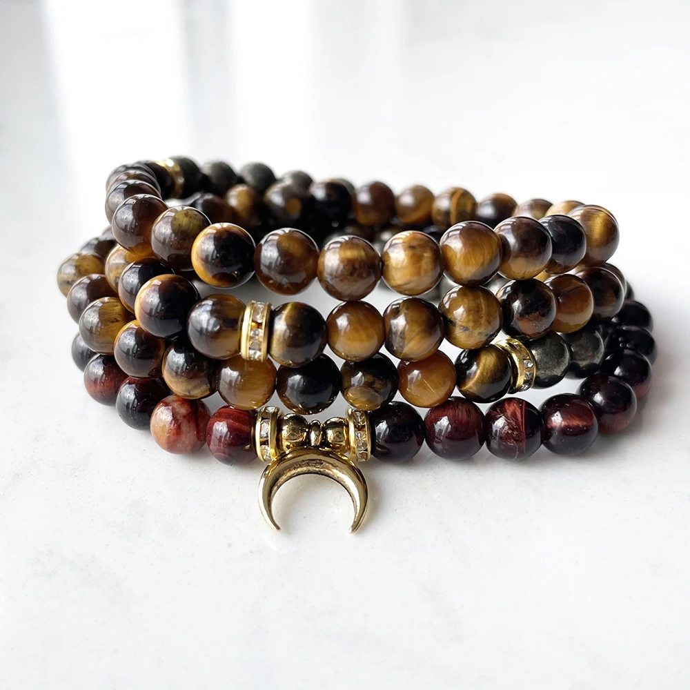 MG1407 6 mm Tiger Eye 108 Mala Bracelet Women`s Yoga Balance Bracelet 4 Wrap Energy Protection Jewelry
MG1407 6 mm Tiger Eye 108 Mala Bracelet Women`s Yoga Balance Bracelet 4 Wrap Energy Protection Jewelry