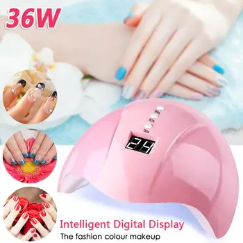 36W Nail Lamp SUN5mini UV LED Nail Dryer Automatic Sensing 30/60/99s Timer LCD 15LEDs Double Light Source Suitable For All Gels
36W Nail Lamp SUN5mini UV LED Nail Dryer Automatic Sensing 30/60/99s Timer LCD 15LEDs Double Light Source Suitable For All Gels