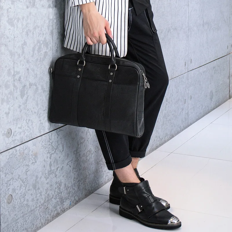 Cowhide Men Briefcase Genuine Leather Fashion Designer Shoulder Bag Simple Laptop Casual Bag Messenger Crossbody Travel Hnadbag
Cowhide Men Briefcase Genuine Leather Fashion Designer Shoulder Bag Simple Laptop Casual Bag Messenger Crossbody Travel Hnadbag
