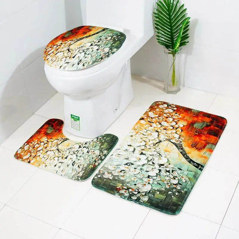 3Pcs/set Bathroom Mat Set Toilet Rug Ocean World Flannel Anti Slip Bath Mat Rugs Home Decor Bathroom Products
3Pcs/set Bathroom Mat Set Toilet Rug Ocean World Flannel Anti Slip Bath Mat Rugs Home Decor Bathroom Products