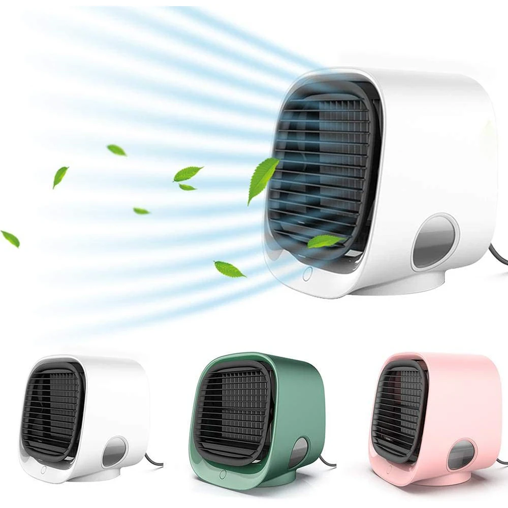 Summer Portable Mini Air Cooling Fan USB Small Desk Fans Handheld Humidification Desktop Air Cooler Conditioner for Room Office
Summer Portable Mini Air Cooling Fan USB Small Desk Fans Handheld Humidification Desktop Air Cooler Conditioner for Room Office