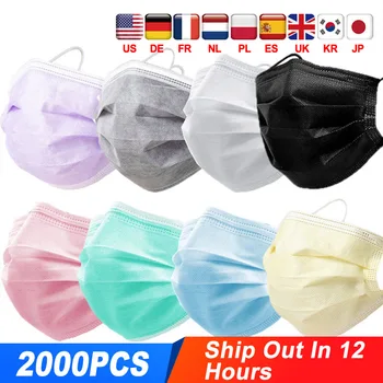 New Surgical Masks 3-layer Medical Masks 8 Color Non-woven Anti-Dust Masks Disposable Earloops Masks In Stock 12h Fast Shipping
New Surgical Masks 3-layer Medical Masks 8 Color Non-woven Anti-Dust Masks Disposable Earloops Masks In Stock 12h Fast Shipping