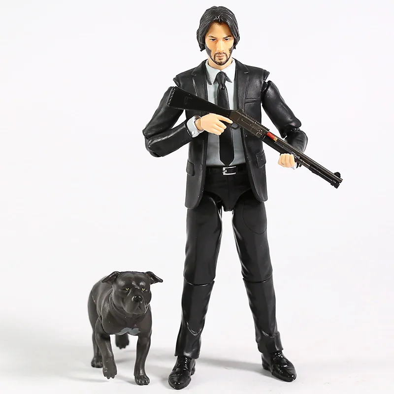 Экшн фигурка из ПВХ MAFEX 085 070 Джон фитиль глава 2 Кеану ревс Коллекционная модель