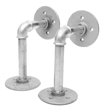 2Pcs/set Vintage Retro Silver Iron Industrial Pipe Shelf Bracket Mounting Bracket Holder Storage Holders Racks DIY Home Decor
2Pcs/set Vintage Retro Silver Iron Industrial Pipe Shelf Bracket Mounting Bracket Holder Storage Holders Racks DIY Home Decor