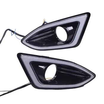 1Pair Turn Signal Yellow Flashing 12V LED DRL Daytime Running Lights for Ford Edge 2015 2016 2017 2018 Fog Lamp Covers Car Style 
1Pair Turn Signal Yellow Flashing 12V LED DRL Daytime Running Lights for Ford Edge 2015 2016 2017 2018 Fog Lamp Covers Car Style