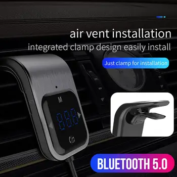 Vehemo Bluetooth 5.0 Car FM Transmitter Auto MP3 Player Hands-Free Home for Handsfree Wireless Bluetooth Transmitter Electronic
Vehemo Bluetooth 5.0 Car FM Transmitter Auto MP3 Player Hands-Free Home for Handsfree Wireless Bluetooth Transmitter Electronic