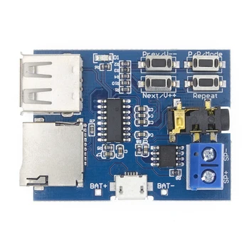 Wholesale 20Pcs/lot TENSTAR ROBOT TF Card U Disk MP3 Format Decoder Board Module Amplifier Decoding Audio Player
Wholesale 20Pcs/lot TENSTAR ROBOT TF Card U Disk MP3 Format Decoder Board Module Amplifier Decoding Audio Player