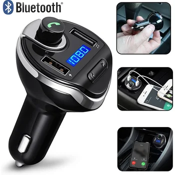 Bluetooth 4.0 Handsfree Car Kit FM Transmitter Modulator Car MP3 Music Player 5V 3.4A Dual USB Charger Support TF Card U-disk
Bluetooth 4.0 Handsfree Car Kit FM Transmitter Modulator Car MP3 Music Player 5V 3.4A Dual USB Charger Support TF Card U-disk