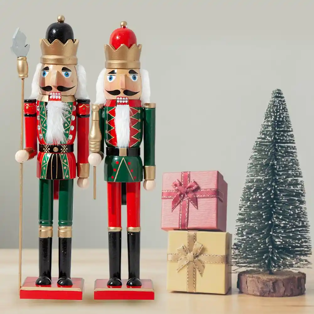 nutcracker doll soldier figurines handcraft puppet childrens