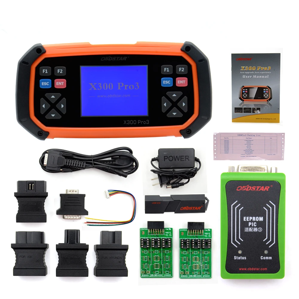 OBDSTAR X300 PRO3 Key Master OBDII X300 Key Programmer Odometer Correction Tool EEPROM/PIC English Version Update Online
OBDSTAR X300 PRO3 Key Master OBDII X300 Key Programmer Odometer Correction Tool EEPROM/PIC English Version Update Online