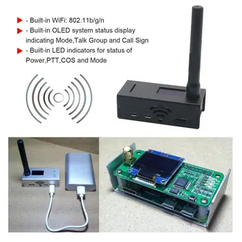Portable Size OLED Display Aluminum Signal Receiver MMDVM hotspot Support P25 DMR YSF + raspberry pi +OLED +Aerial+ Case
Portable Size OLED Display Aluminum Signal Receiver MMDVM hotspot Support P25 DMR YSF + raspberry pi +OLED +Aerial+ Case