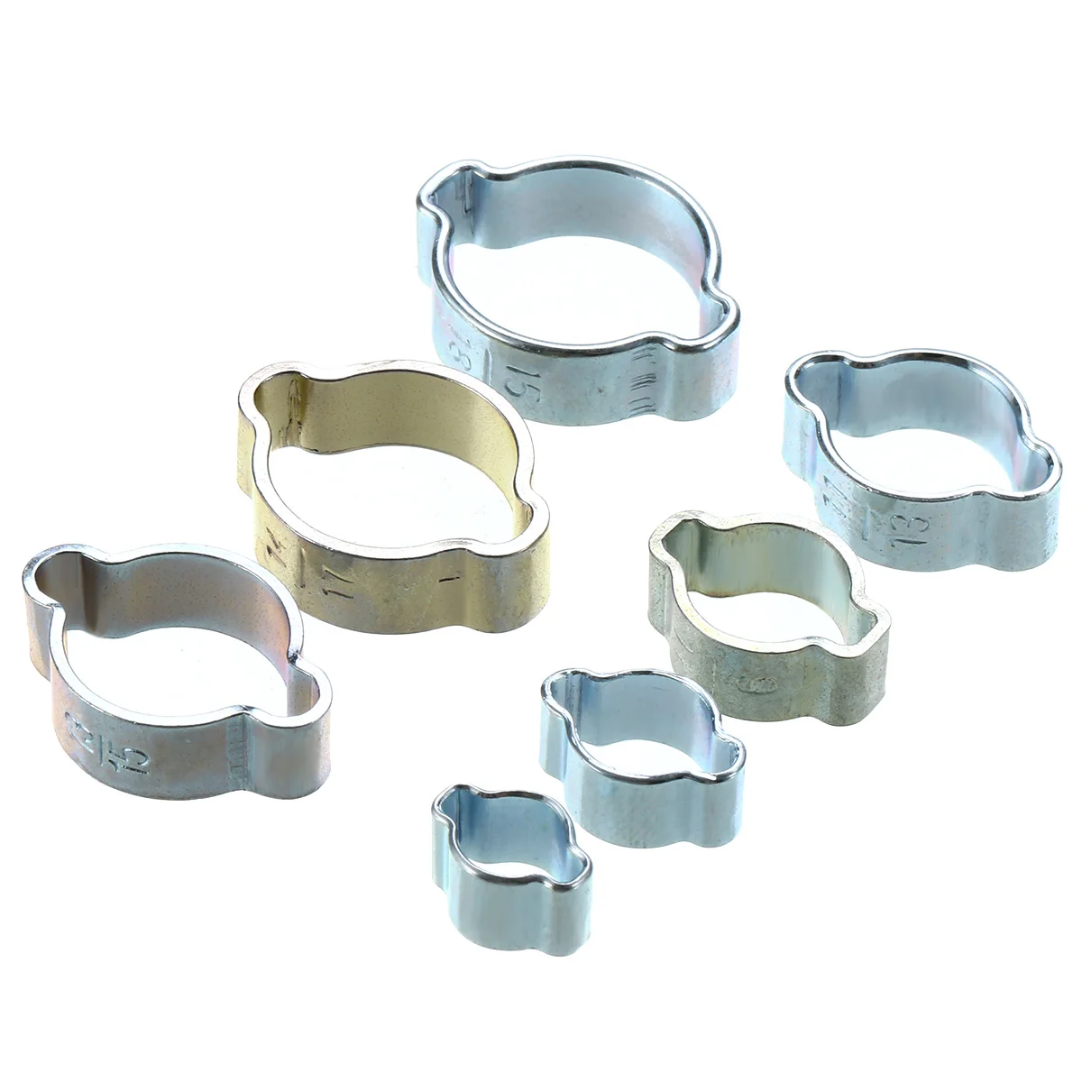 140Pcs/kit Galvanized Double Ear O Clips 5-18mm Hydraulic Hose Clips Quality Hardware Accessories for Water Hose Pipe Fuel Clamp
140Pcs/kit Galvanized Double Ear O Clips 5-18mm Hydraulic Hose Clips Quality Hardware Accessories for Water Hose Pipe Fuel Clamp