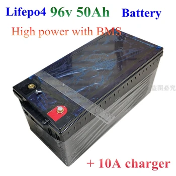GTK high voltage 96v 50Ah lifepo4 96V lithium for 5000w solar system RV EV HEV backup power supply motor home + 10A charger 
GTK high voltage 96v 50Ah lifepo4 96V lithium for 5000w solar system RV EV HEV backup power supply motor home + 10A charger