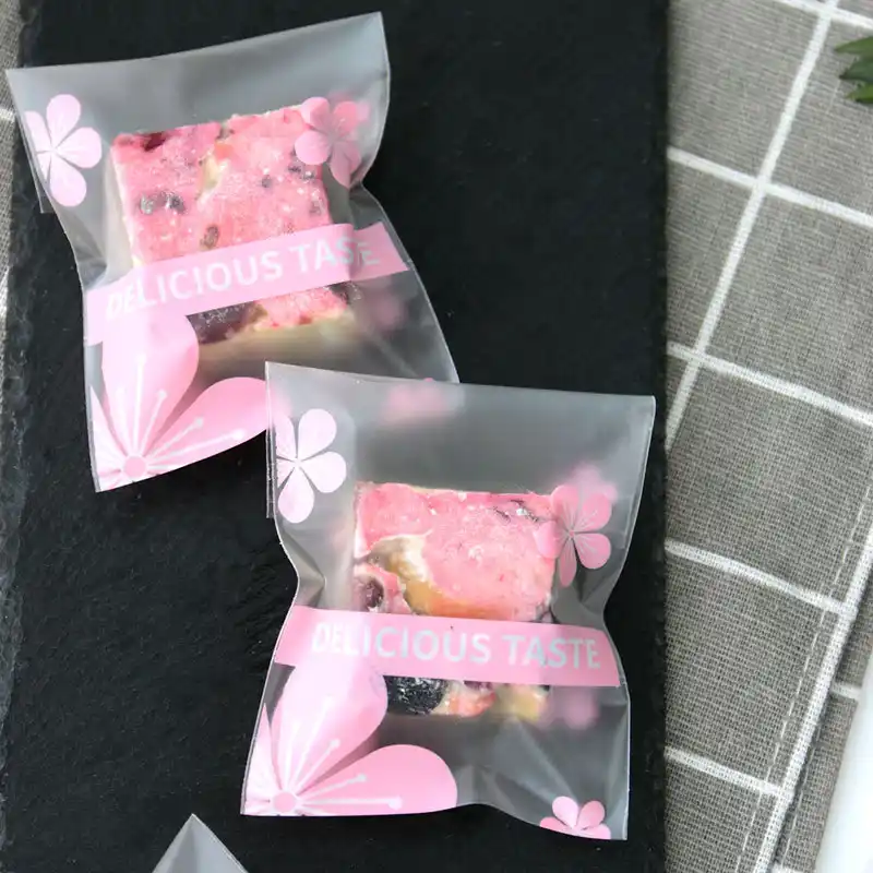 cookie ziplock bag self adhesive wedding party gift bag biscuit