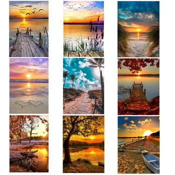 5D diamond painting full round DIY rhinestone sunset landscape diamond embroidery stickers cross stitch mosaic decoration 
5D diamond painting full round DIY rhinestone sunset landscape diamond embroidery stickers cross stitch mosaic decoration