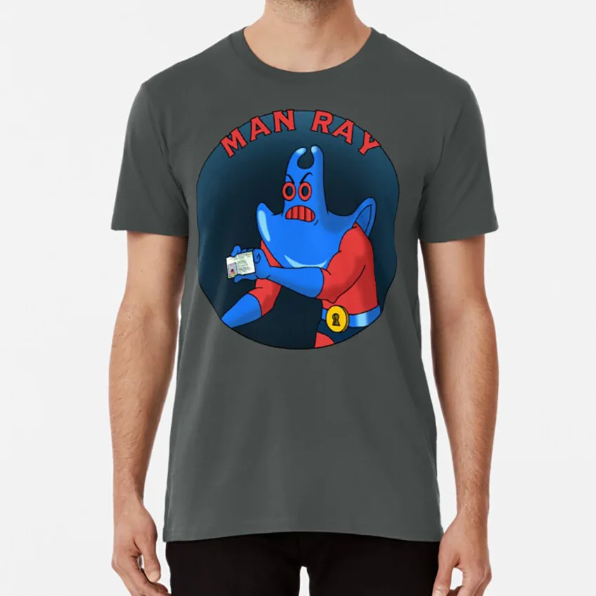 Manray? Футболка Летающий голландский персонаж Санди щеки планктон karon squidward мистер