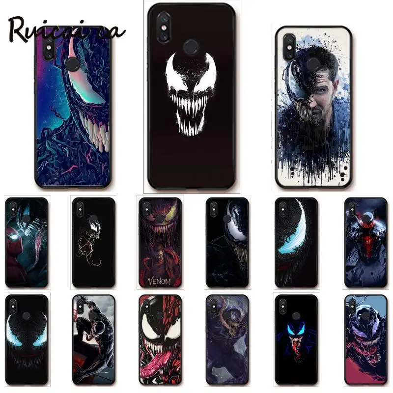 RuiCaiCa Super hero Venom mobile phone case for xiaomi redmi note 4x 4a 5 5a plus 6 6a pro s2 telephone accessories
RuiCaiCa Super hero Venom mobile phone case for xiaomi redmi note 4x 4a 5 5a plus 6 6a pro s2 telephone accessories