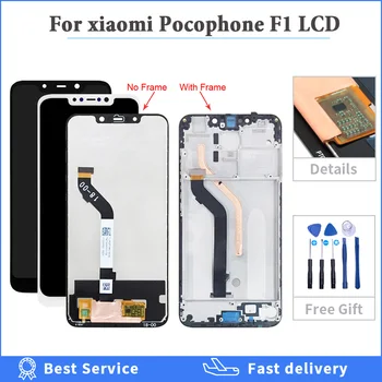 tested screen with Frame For Xiaomi mi Pocophone F1 LCD Display Touch Screen Digitizer Assembly For Xiaomi poco F1 LCD Screen
tested screen with Frame For Xiaomi mi Pocophone F1 LCD Display Touch Screen Digitizer Assembly For Xiaomi poco F1 LCD Screen
