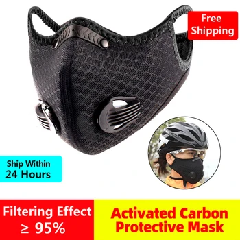 Cycling Face Mask Active Carbon Filter Protective Mask Anti-splash Dust Mask Breathing Valve Anti-Pollution Bike Face Masks
Cycling Face Mask Active Carbon Filter Protective Mask Anti-splash Dust Mask Breathing Valve Anti-Pollution Bike Face Masks