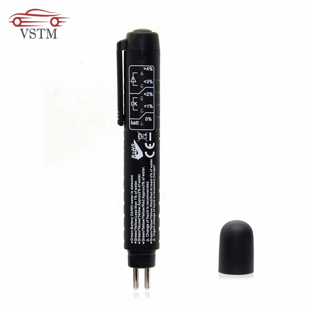 Brake Fluid Liquid Tester Car Brake Liquid Digital Tester For DOT3/DOT4 Automotive Testing 5 LED Car Diagnostic Indicator Pen
Brake Fluid Liquid Tester Car Brake Liquid Digital Tester For DOT3/DOT4 Automotive Testing 5 LED Car Diagnostic Indicator Pen