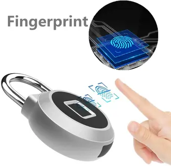 Keyless USB Rechargeable Door Lock Smart Fingerprint Padlock Quick Unlock Zinc alloy Metal Self Developing Chip for Door Luggage
Keyless USB Rechargeable Door Lock Smart Fingerprint Padlock Quick Unlock Zinc alloy Metal Self Developing Chip for Door Luggage