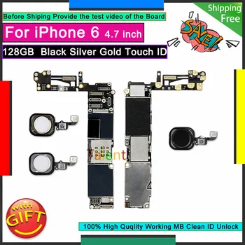 For IPhone 6 Motherboard 128GB Black Silver Gold Touch ID Unlocked Disassembly Mainboard Good Working Logic Board Tested Plate
For IPhone 6 Motherboard 128GB Black Silver Gold Touch ID Unlocked Disassembly Mainboard Good Working Logic Board Tested Plate