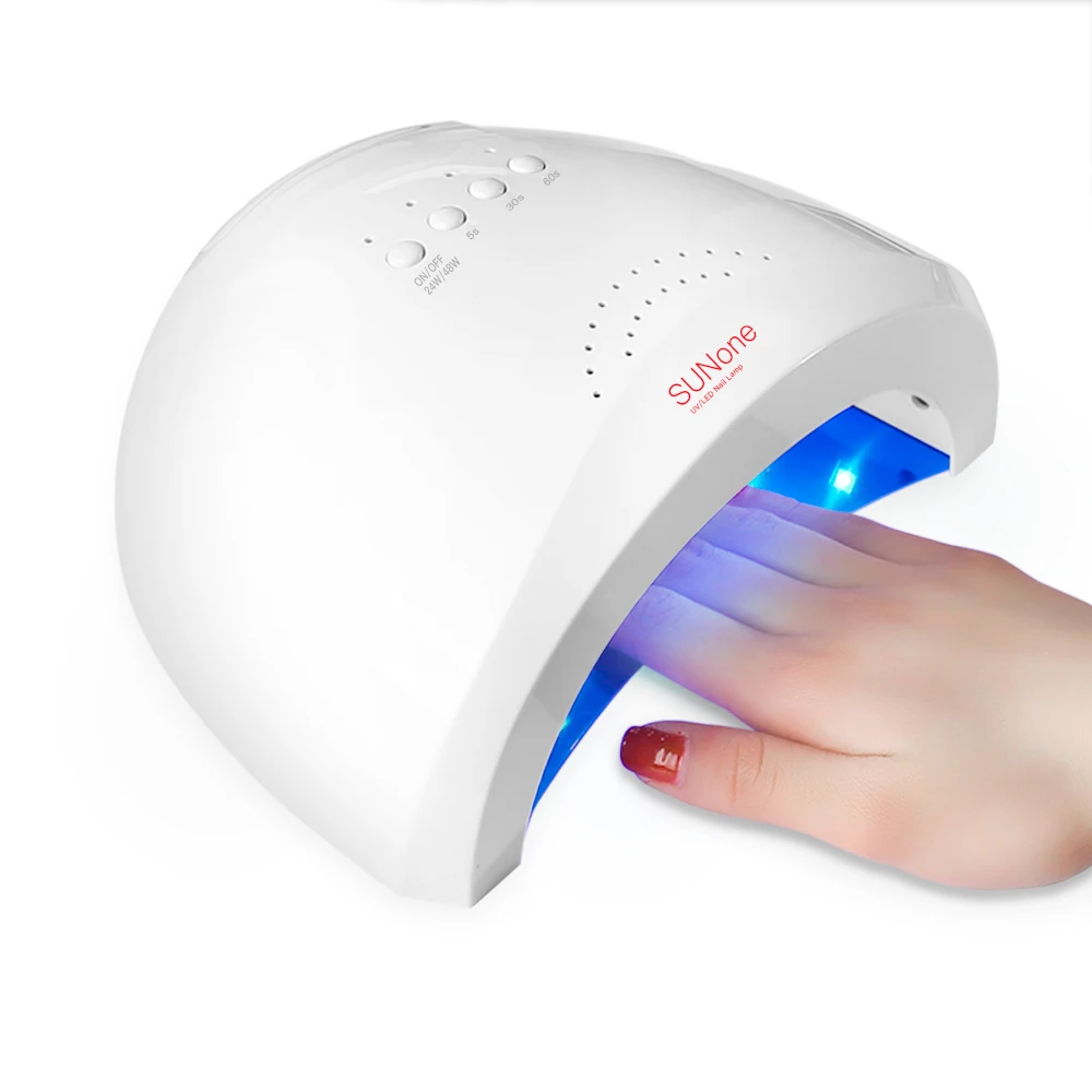 SUNONE 48W 30 LED UV nail Lamp with 4 Timer Setting Senor For Gel Nails and Toe Nail Curing Professional Electric Nail Machine
SUNONE 48W 30 LED UV nail Lamp with 4 Timer Setting Senor For Gel Nails and Toe Nail Curing Professional Electric Nail Machine