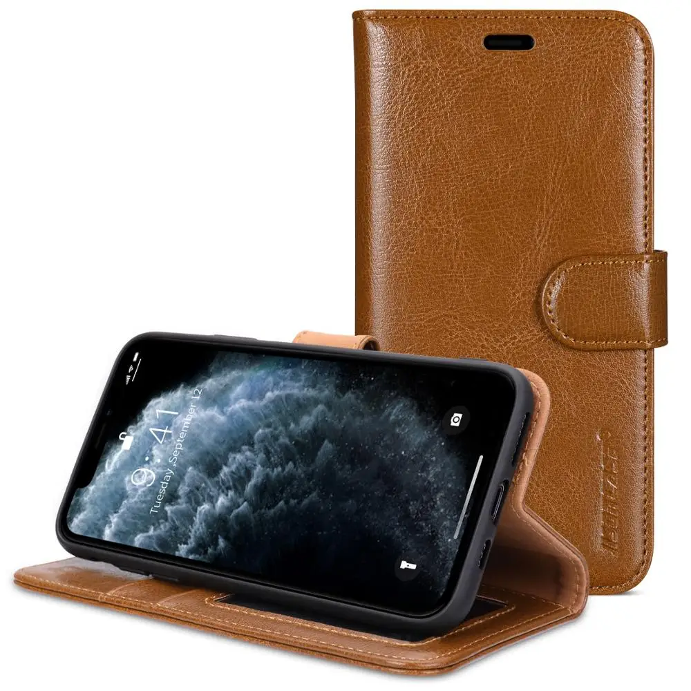 Jisoncase iPhone 11 Wallet Case Card Holder Flip Stand Leather Magnetic Closure Shockproof Protective Case Cover 6.1 inches
Jisoncase iPhone 11 Wallet Case Card Holder Flip Stand Leather Magnetic Closure Shockproof Protective Case Cover 6.1 inches