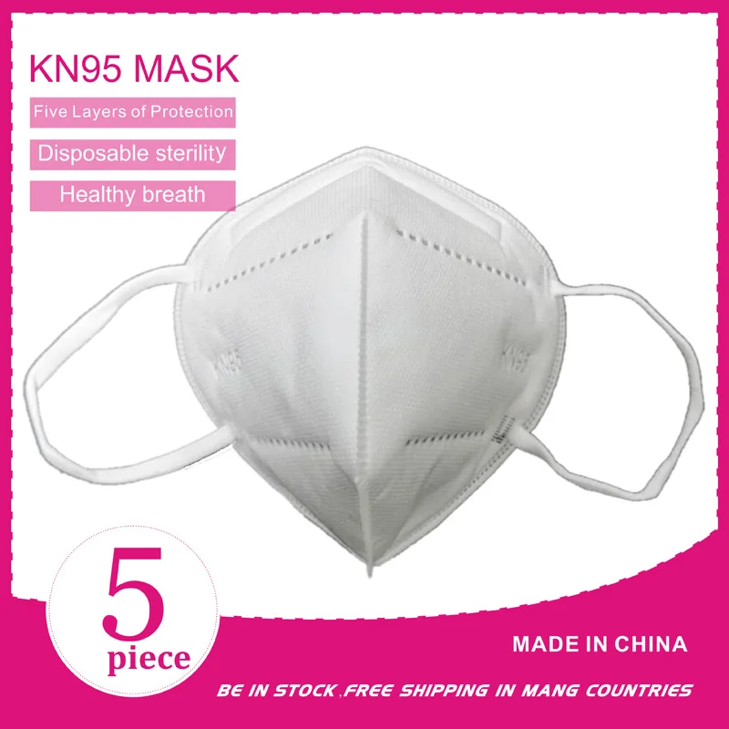 5 pcs/bag kn95 Certification masque face filter dust Mask PM2.5 Anti-fog Strong Protective Mouth cups Mask Respirator Reusable
5 pcs/bag kn95 Certification masque face filter dust Mask PM2.5 Anti-fog Strong Protective Mouth cups Mask Respirator Reusable