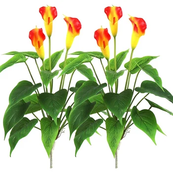 Artificial Flower Alla Lily Silk Plant Fake Bonsai for Home Office, 2-Dropship 
Artificial Flower Alla Lily Silk Plant Fake Bonsai for Home Office, 2-Dropship