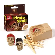DIY Dinosaur Fossil Excavation Kit Pirate Skeleton Archaeological Dig Toy Assembly Model Educational Toys for Children Kids Gift
DIY Dinosaur Fossil Excavation Kit Pirate Skeleton Archaeological Dig Toy Assembly Model Educational Toys for Children Kids Gift