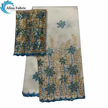 Alisa 2 yards Matching 5 yards Embroidery French Net Lace Fabrics with George lace fabric Indian Silk lace For Garments party
Alisa 2 yards Matching 5 yards Embroidery French Net Lace Fabrics with George lace fabric Indian Silk lace For Garments party
