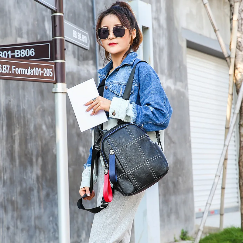 2019 Spring And Summer First Layer Leather Backpack Korean-style Versatile WOMEN'S Leather Bags Backpack Car Suture Backpack
2019 Spring And Summer First Layer Leather Backpack Korean-style Versatile WOMEN'S Leather Bags Backpack Car Suture Backpack