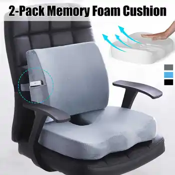 Memory Foam Seat Cushion Orthopedic Pillow Coccyx Office Chair Cushion Support Waist Back Cushion Car Seat Hip massage Pad Sets
Memory Foam Seat Cushion Orthopedic Pillow Coccyx Office Chair Cushion Support Waist Back Cushion Car Seat Hip massage Pad Sets