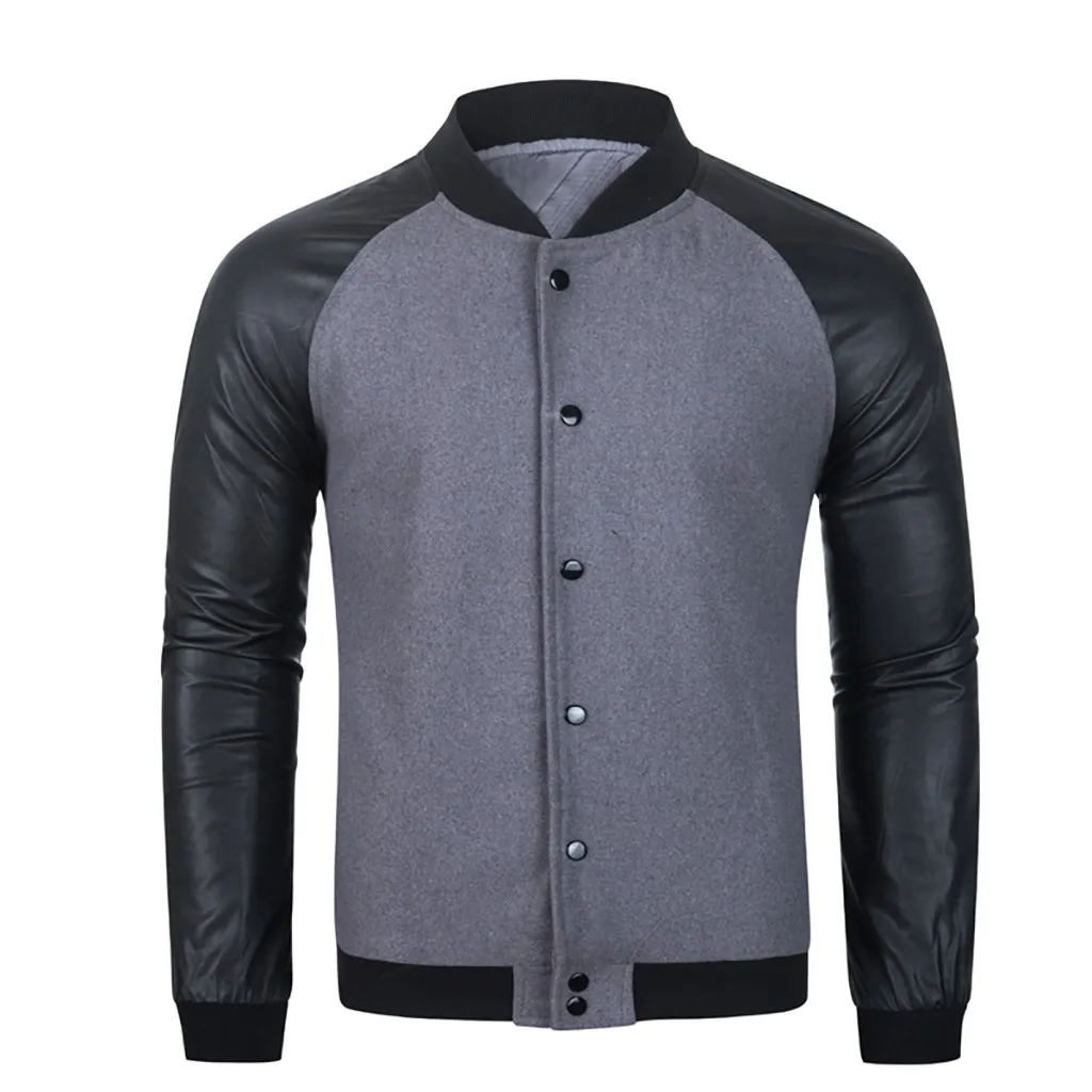 SAGACE Polyester Spring Autumn Men's Jacket Baseball Uniform Slim Casual Coat Men Clothing Fashion Coats Male Outerwear July 26
SAGACE Polyester Spring Autumn Men's Jacket Baseball Uniform Slim Casual Coat Men Clothing Fashion Coats Male Outerwear July 26