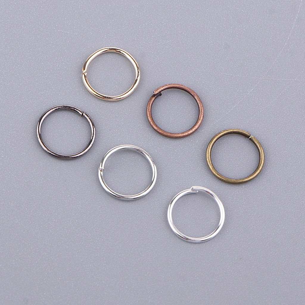Metal Open Jump Rings 4mm 5mm 6mm 7mm 8mm 10mm 1 Box Keychain Ring Connector Claw Clasp for jewlery Making findings Metal Open Jump Rings 4mm 5mm 6mm 7mm 8mm 10mm 1 Box Keychain Ring Connector Claw Clasp for jewlery Making findings