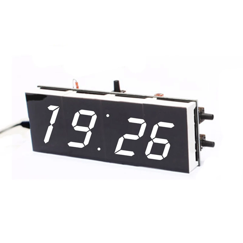 DIY 4-Digit Digital Clock Electronic LED Kit Large Display Case Light Control AXYF
DIY 4-Digit Digital Clock Electronic LED Kit Large Display Case Light Control AXYF